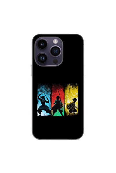 OEM Husa compatibila cu Apple iPhone 14 Pro Silicon Gel Tpu Model Demon Slaye...