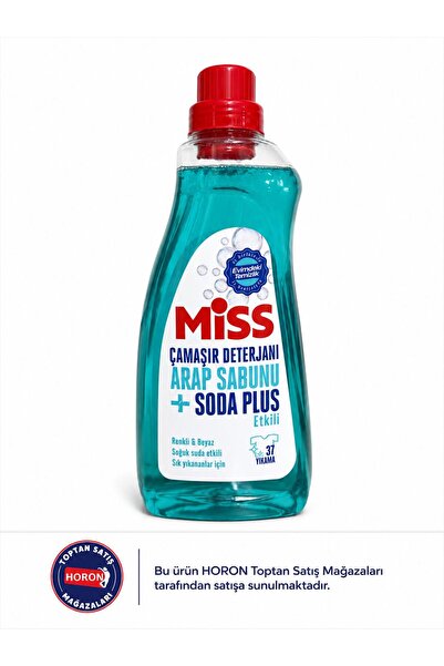 Miss Çamalır Deterjanı Arap Sabunu+Soda Plus Etkili