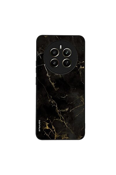 Sonique Θήκη Marble Series για Realme 12 Plus 5G Μαύρο 01