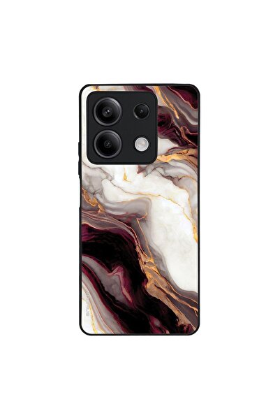 Sonique Θήκη Marble Series για Xiaomi Redmi Note 13 5G Μπορντώ