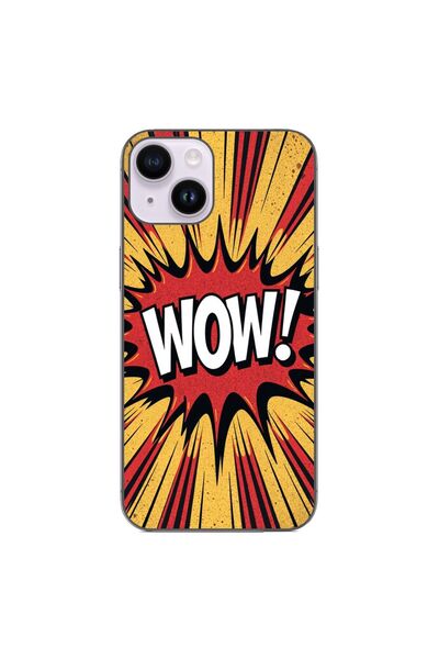 OEM Θήκη συμβατή με Apple iPhone 14 από σιλικόνη gel TPU με σχέδιο κόμικ και ...
