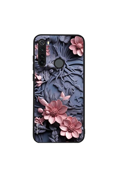 Sonique Θήκη 3D Flower Series για Xiaomi Redmi Note 8T Ροζ 02
