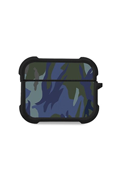 Sonique Θήκη Σιλικόνης Camouflage Army Series για AirPods Pro / Pro 2 Μπλε 01