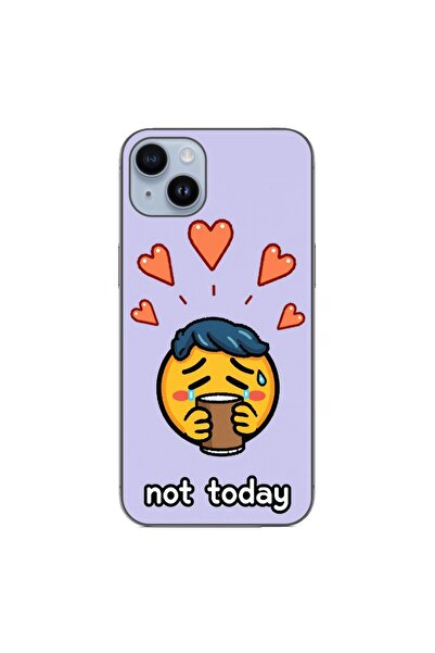 OEM Husa compatibila cu Apple iPhone 15 Plus Silicon Gel Tpu Model Not Today
