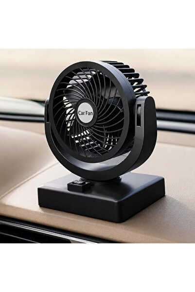 Auto Family FZE Portable Head Car Fan – 360° Adjustable Dashboard & Windshiel...