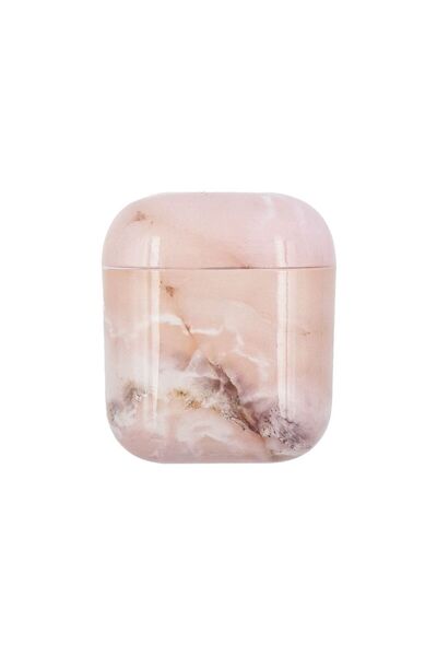 Sonique Θήκη PC Marble για AirPods 1/2 Ροζ Ανοιχτό