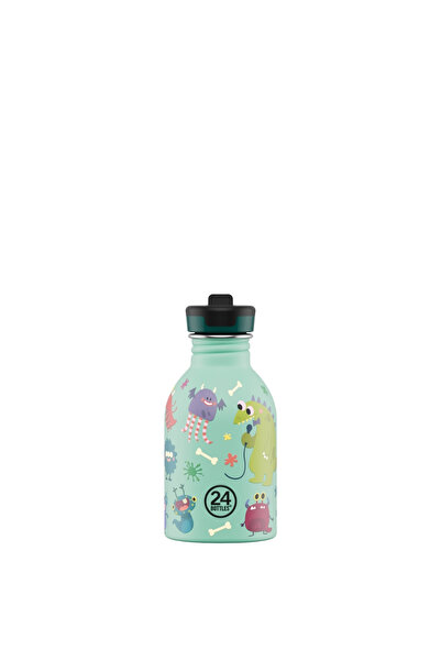 24 Bottles Kids Bottle Spooky Friends Paslanmaz Çelik Çocuk Su Matarası 250 ml