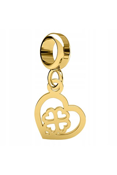 Larezo pandantiv, element decorativ, Model Clover Inima Mica Cu Frunza De Tri...