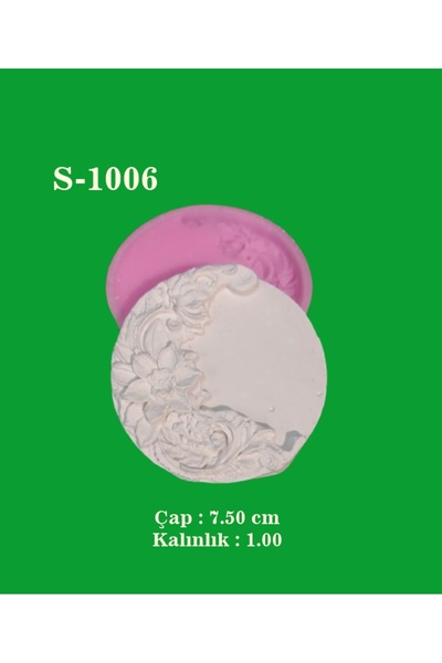 AnkaHobiMarket Sanatsal Kenar Süslemesi Silikon Kalıp (S1006)