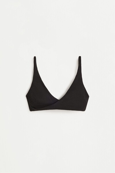 LEFTIES Çapraz üçgen bikini üstü