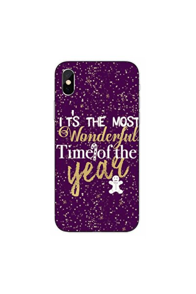 OEM Husa compatibila cu Apple iPhone X Silicon Gel Tpu Model Craciun Wonderfu...