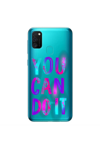 Other Samsung M21 You Can Doit Transparent Silicone TPU Θήκη