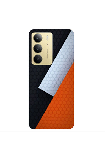 Other Realme C 75 Coated hexagon Transparent Silicone TPU Θήκη