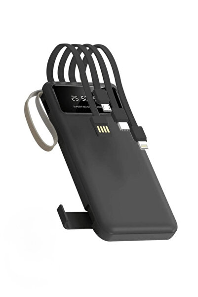 ToptanciOguz - PG-PW110 Siyah 4 Çıkışlı Taşınabilir 10.000 Mah Powerbank
