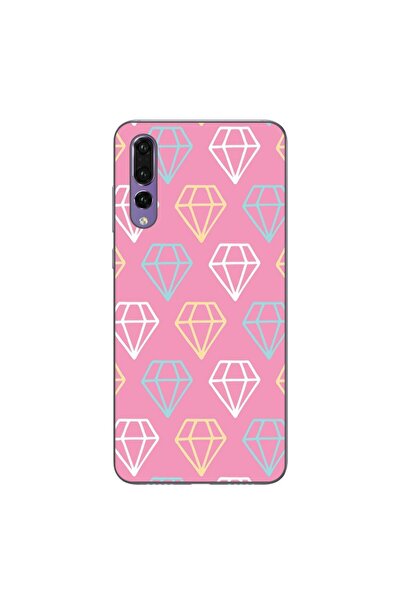OEM Husa compatibila cu Huawei P20 Pro Silicon Gel Tpu Model Diamond Pattern ...