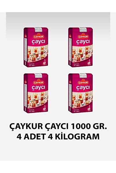 ÇAYCI ÇAYI 1000 GR X 4 ADET SİYAH DÖKME ÇAY
