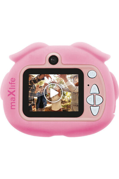 Max Life Maxlife MXKC-100 Παιδική Φωτογραφική Μηχανή 3MP Ροζ
