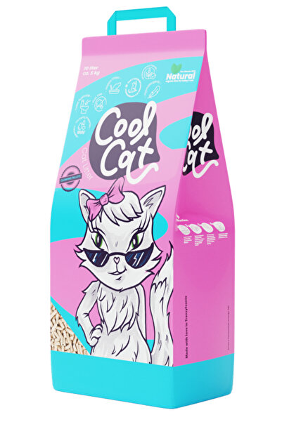 Cool Cat Hygienic cat litter made of natural fiber, CoolCat, forms lumps, Flu...