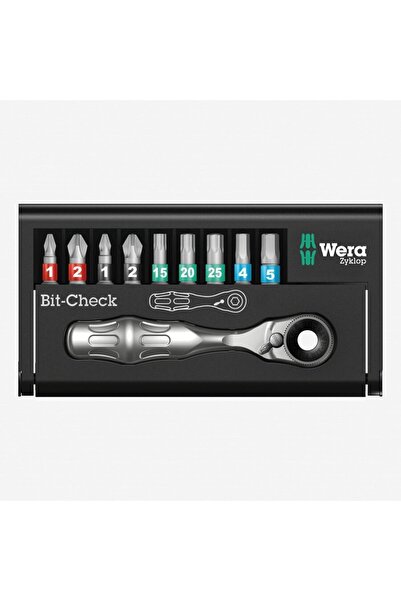 wera Set de biți Bit-Check 10 Zyklop - Mini BiTorsion 1