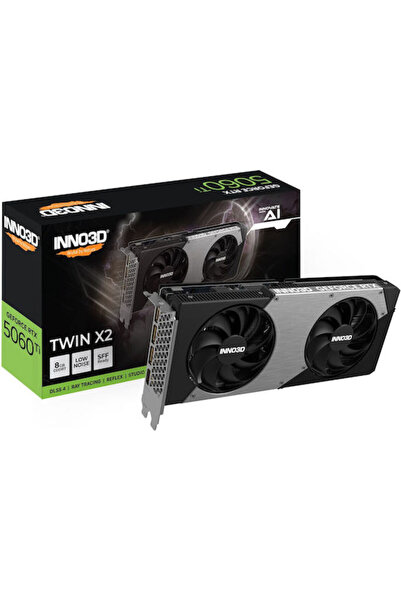 Inno 3D GeForce RTX 5060 Ti 8GB GDDR7 Twin X2 Κάρτα Γραφικών Κωδικός: N506T2-...