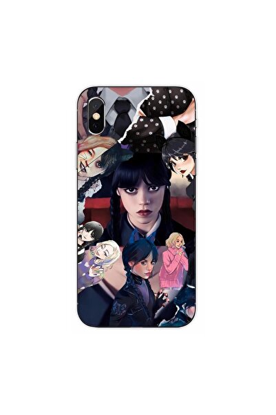 OEM Husa compatibila cu Apple iPhone XS Silicon Gel Tpu Model Colaj Scene din...