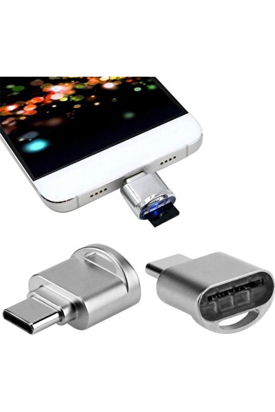 goobay Αναγνώστης καρτών USB τύπου C mini OTG Τύπου C για/micro/S/D/ Ασημί Κω...