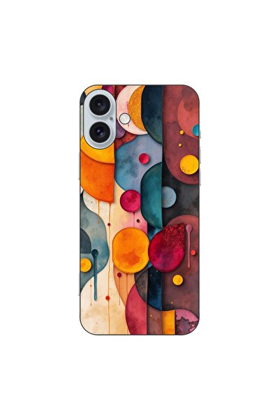 OEM Husa compatibila cu Apple iPhone 16 Plus Silicon Gel Tpu Model Abstract S...