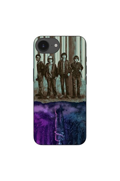 OEM Θήκη συμβατή με Apple iPhone 16e, από σιλικόνη gel TPU, με σχέδιο Strange...