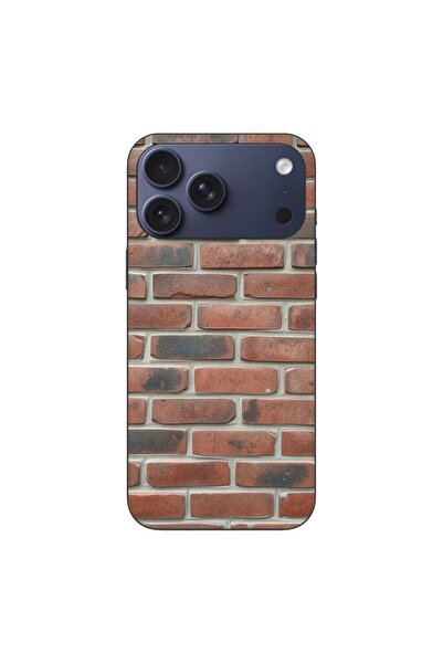 OEM Husa compatibila cu Apple iPhone 17 Pro Max Silicon Gel Tpu Model Brick Wall