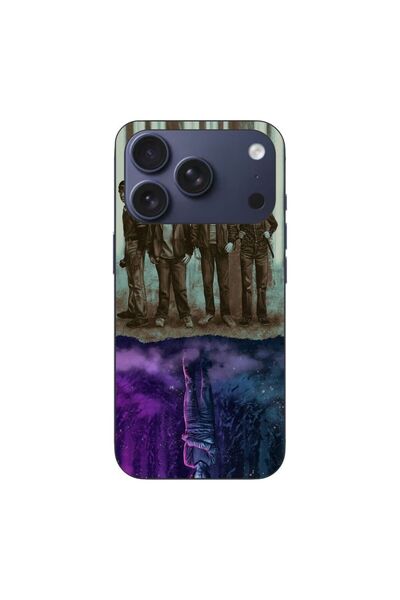 OEM Husa compatibila cu Apple iPhone 17 Pro Silicon Gel Tpu Model Stranger Th...