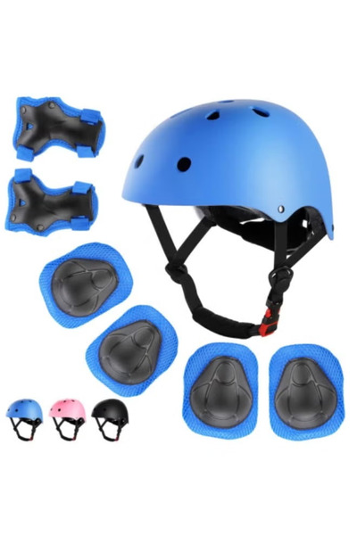 GGEROU Roller Skating Protective Gear Children's Helmet Set of Riding Elbow W...