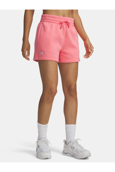 Under Armour Dámské kraťasy Rival Fleece Short-PNK