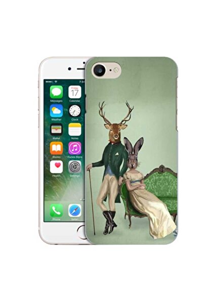 OEM Husa compatibila cu Apple iPhone 7 Silicon Gel Tpu Model Abstract Portret