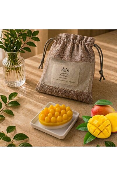 aurora naturalis Massage Soap with Mango & Vanilla Scent | Handmade Natural S...