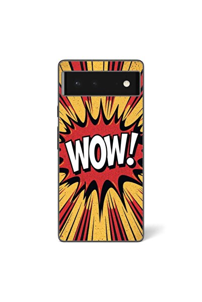OEM Husa compatibila cu Google Pixel 6 Silicon Gel Tpu Model Comic Book WOW Text
