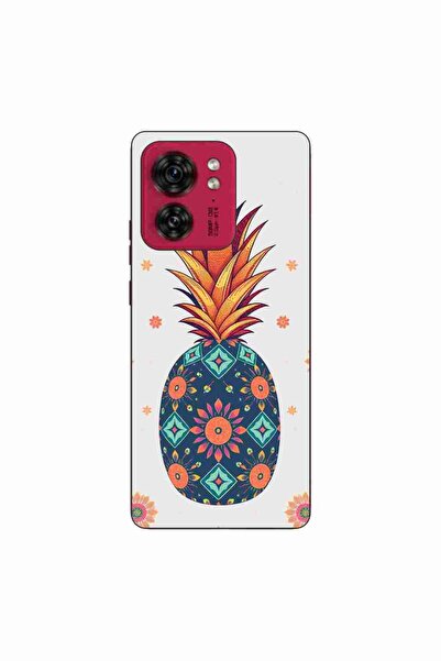 OEM Θήκη συμβατή με Motorola Edge 40, από σιλικόνη gel TPU, με σχέδιο λουλουδ...