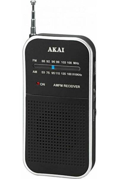 AKAI APR-350 Μίνι Ραδιόφωνο Μπαταρίας Μαύρο