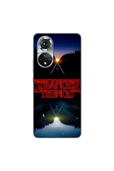 OEM Husa compatibila cu Honor 50 Silicon Gel Tpu Model Stranger Things Sunset