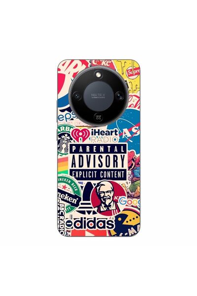 OEM Husa compatibila cu Honor Magic8 Lite Silicon Gel Tpu Model Pop Art Brands