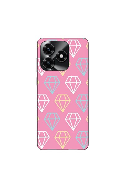OEM Husa compatibila cu Honor X5c Plus Silicon Gel Tpu Model Diamond Pattern ...