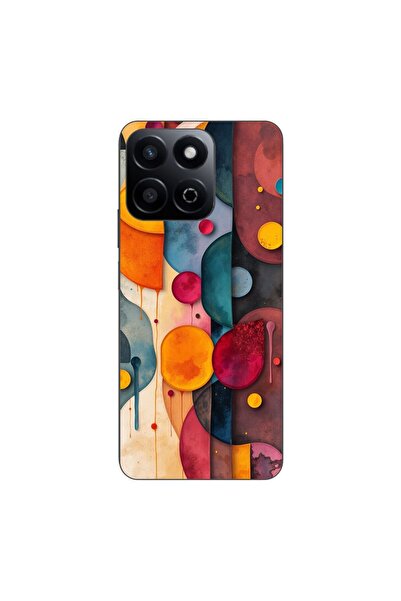 OEM Husa compatibila cu Honor 200 Smart Silicon Gel Tpu Model Abstract Shapes...