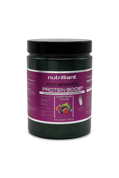 NUTRILLIANT Fermented protein powder in kefir granules, with natural berry fl...