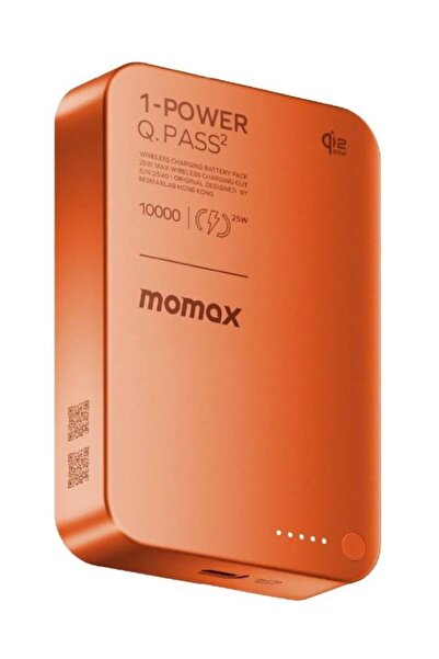 Momax 1-Power S.Pass2 10000mAh Qi2 Magnetic Wireless Powerbank