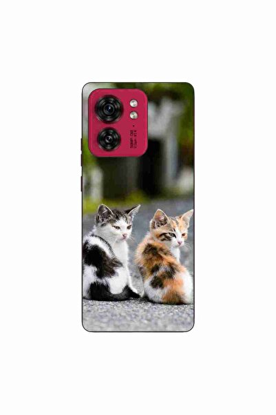 OEM Husa compatibila cu Motorola Edge 40 Silicon Gel Tpu Model Kitties