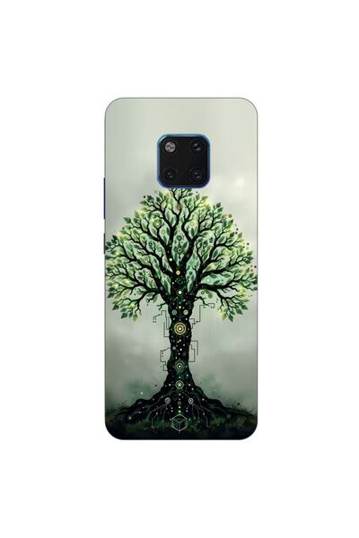OEM Husa compatibila cu Huawei Mate 20 Pro Silicon Gel Tpu Model Mystical Tree