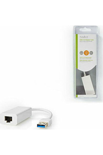 Nedis CCGB61950WT02 Προσαρμογέας Δικτύου USB με Ενσύρματη Σύνδεση Gigabit Eth...