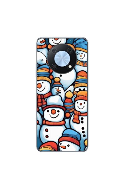 OEM Калъф, съвместим с Huawei Nova Y90, силиконов гел TPU модел с десен Снеже...