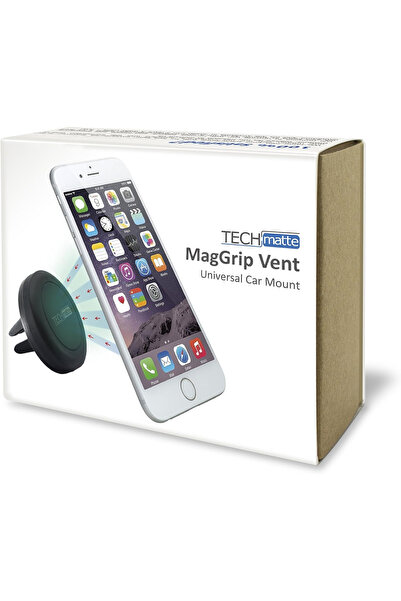 TechMatte MagGrip Car Air Vent Phone Mount Black