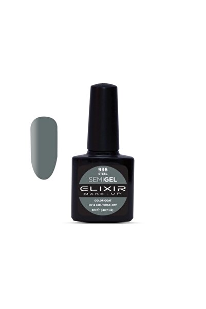 Elixir SEMI GEL (ΗΜΙΜΟΝΙΜΟ ΒΕΡΝΙΚΙ) - 936 (STEEL) 8ML