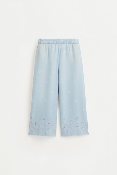 LEFTIES İşlemeli hafif jean